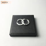 Large Hinged Hoop Earrings European Style Gift