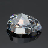 Pear CZ Gemstone High Carbon Lab Diamond Cut 5A+