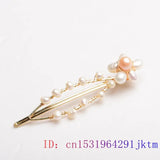 Pearl Barrette Hairpin 925 Silver