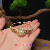 925 Silver Gemstone Pearl Bracelet Vintage Charm Jewelry