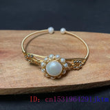 925 Silver Gemstone Pearl Bracelet Vintage Charm Jewelry