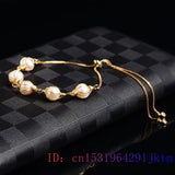 Women's Natural Gemstone Beaded Pearl Bracelet 925 Silver Bangle Jewelry