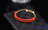 Red Jade Pearl Bracelet 925 Silver Natural Gemstone