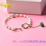 Vintage Pearl Bracelet 925 Silver Gemstones Bangle