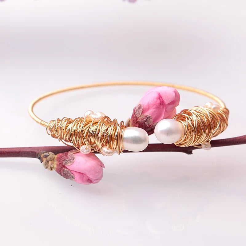Pearl Bracelets Bangles Natural Beads Jewelry Accessories