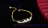 925 Silver Amulet Pearl Bracelet for Women