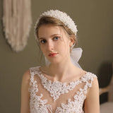 Pearl Wide Hairbands Wedding Bridal Headwear Hair Accessories