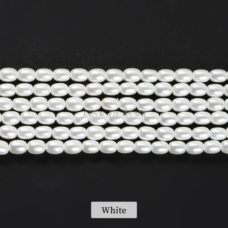 Pink Pearl Shell Beads for Jewelry Making