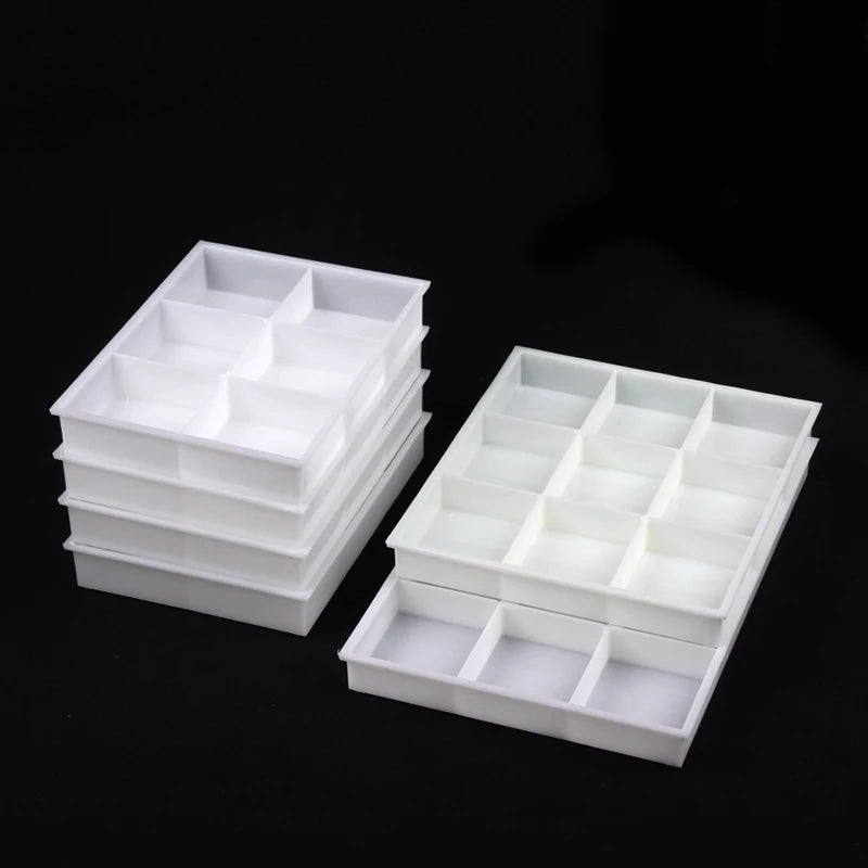 6 Compartment Necklace Earrings Storage Organizer Box