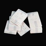 100pcs Plastic Earring Packaging Cards 4x4.5cm