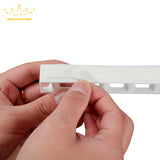 Plastic Jewelry Rack Wall Holder Sticky Hooks 9 Pcs/Lot