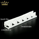 Plastic Jewelry Rack Wall Holder Sticky Hooks 9 Pcs/Lot