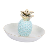Ananas Dish Porcelain Ceramic with Tray Room Decor Plate
