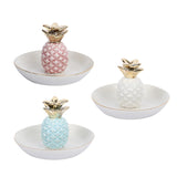 Ananas Dish Porcelain Ceramic with Tray Room Decor Plate