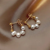 Baroque Freshwater Pearls Dangle Earrings Wedding Jewelry N065