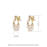 Baroque Freshwater Pearls Dangle Earrings Wedding Jewelry N065
