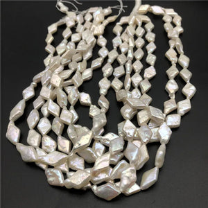 Prismatic Fresh Water Cultured Pearl DIY Necklace Earring Beads