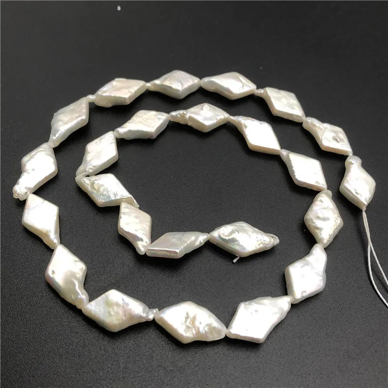 Prismatic Fresh Water Cultured Pearl DIY Necklace Earring Beads