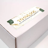 Rectangle Thank You Seal Label for Small Business Packaging