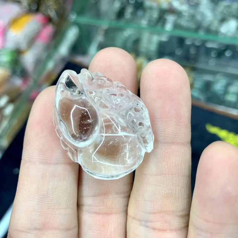 Rock Quartz Crystal Pendant Natural Gemstone Jewelry Necklace Pendants