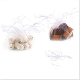 50pcs Round Organza Drawstring Bags Wedding Party Gift Bags