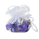 50pcs Round Organza Drawstring Bags Wedding Party Gift Bags