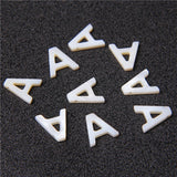 Shell Beads 26 Alphabet Charm Earings Women DIY Jewelry Making