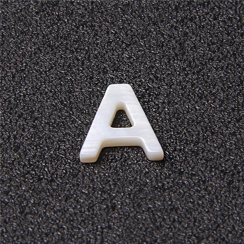 Shell Beads 26 Alphabet Charm Earings Women DIY Jewelry Making