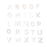 Shell Beads 26 Alphabet Charm Earings Women DIY Jewelry Making