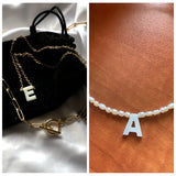 Shell Beads 26 Alphabet Charm Earings Women DIY Jewelry Making