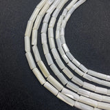 Shell Beads Cylinder Rice Shell Pearls Beads Natural Shell Spacer Beads