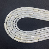 Shell Beads Cylinder Rice Shell Pearls Beads Natural Shell Spacer Beads