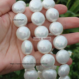 Shell Pearl Water-Drop Oval Loose Beads for DIY Jewelry Making