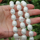 Shell Pearl Water-Drop Oval Loose Beads for DIY Jewelry Making
