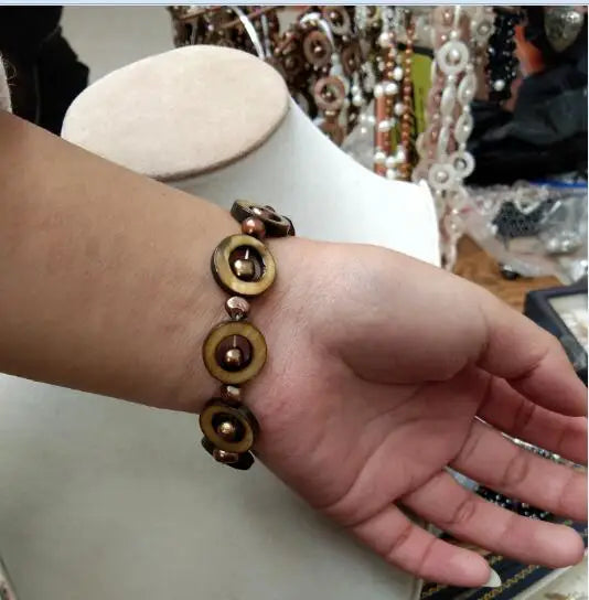 Shell Flower Freshwater Pearl Bracelet for Women
