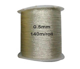 Silver Twine Ply Yarn Cannetille Purl Cord DIY Jewelry Accessories