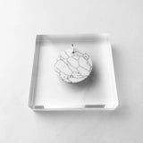 Stone Ornament Pendant in 925 Sterling Silver