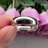 Tungsten 3mm-10mm Domed Rings Wedding Band Polished Finish Comfort Fit