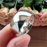 Tungsten Ring 4mm-10mm Polished Comfort Fit