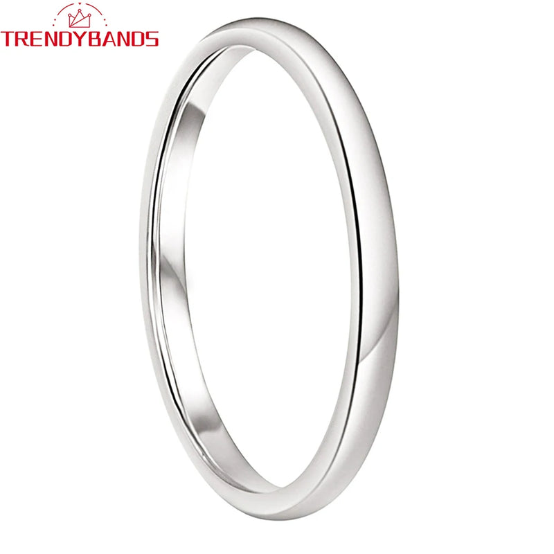 Tungsten Ring 4mm-10mm Polished Comfort Fit