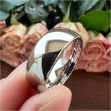 Tungsten Ring 4mm-10mm Polished Comfort Fit