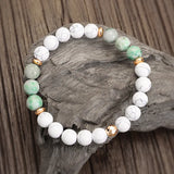 Turquoises Tassel Long Necklace Pendant Bohemian Yoga Beads Bracelets