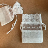 Wedding Organza Drawstrings Bags, Small Gift Pouch, Packaging, 10*14cm