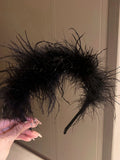 Exaggerated Feather Headband Halloween Hair Jewelry