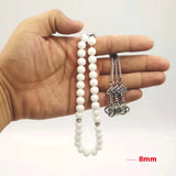 Muslim Ceramic Tasbih Prayer Beads 33 45 66 99 Arabic Misbaha on Hand