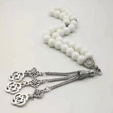 Muslim Ceramic Tasbih Prayer Beads 33 45 66 99 Arabic Misbaha on Hand