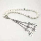 Muslim Ceramic Tasbih Prayer Beads 33 45 66 99 Arabic Misbaha on Hand