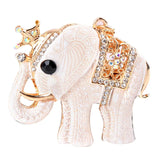 Elephant Shape Car Alloy Key Chain Creative Lady Small Practical Bag Pendant