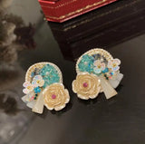 Sweet Retro Crystal Earrings for Women