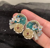 Sweet Retro Crystal Earrings for Women